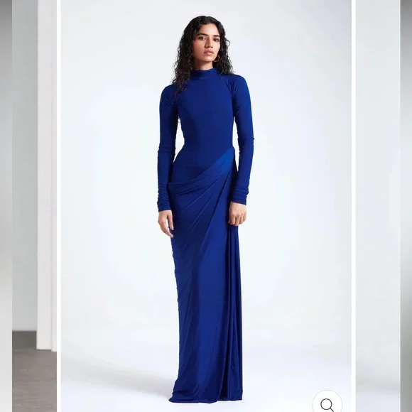 Deme by Gabriella Sasha dress in electric blue Elegant Blue Long Sleeve  Dress